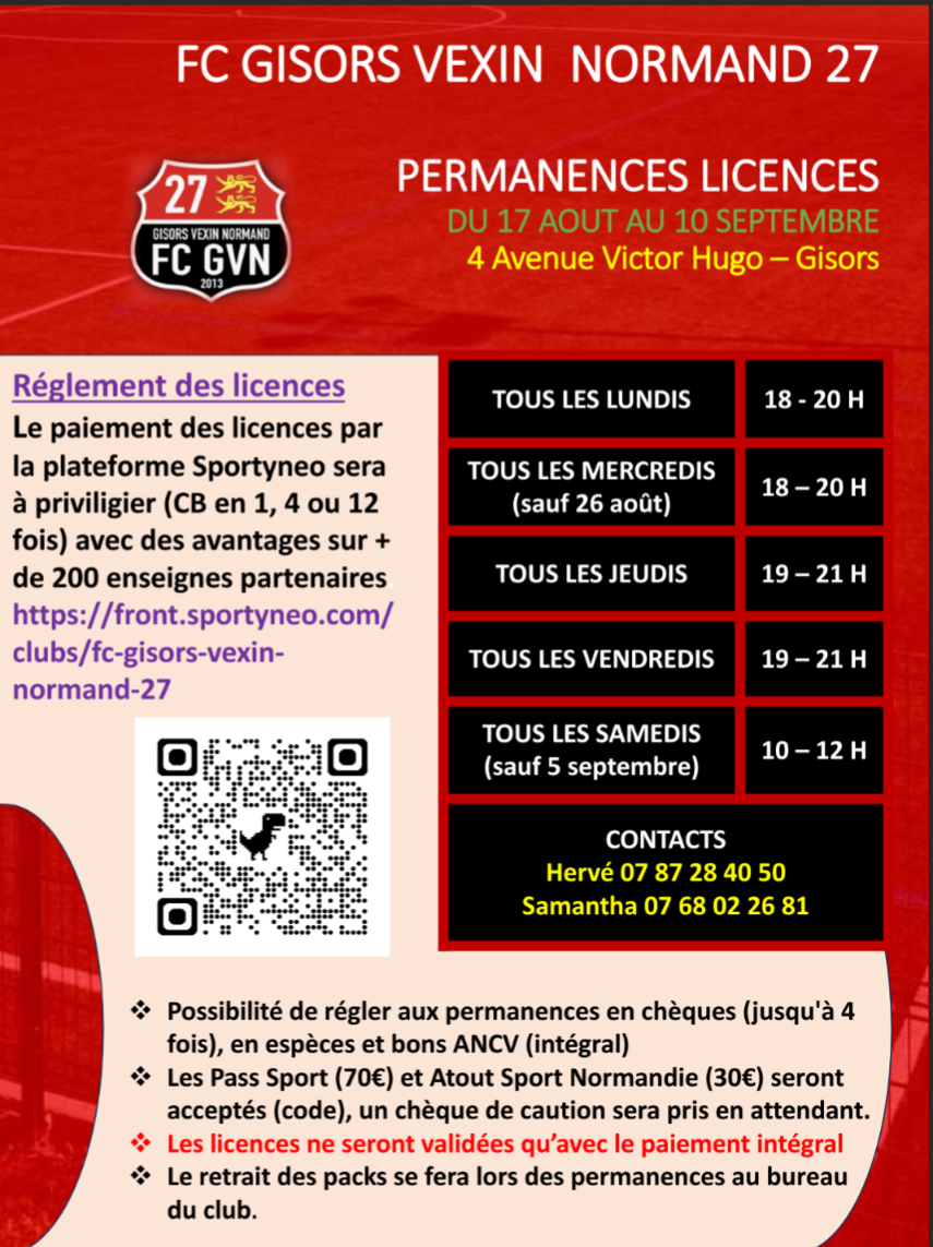PERMANENCES LICENCES