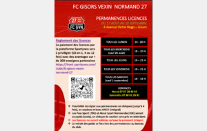 PERMANENCES LICENCES